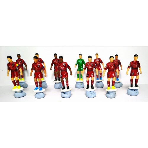 Subbuteo Andrew Table Soccer Portugal Fifa World Cup 2014 only 12 figures,no bases,no box